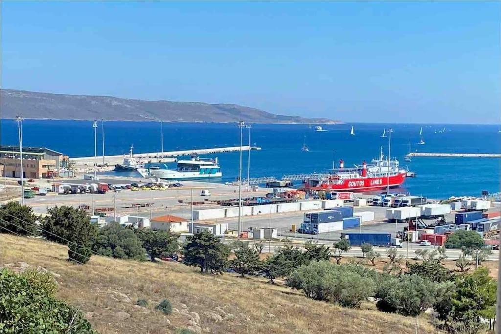 Lavrio 1Bdr Penthouse 7 Min On Foot From The Port Leilighet Eksteriør bilde